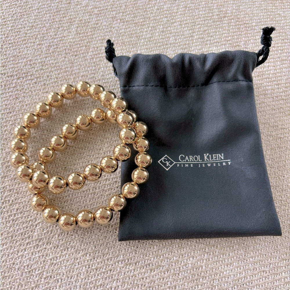 Gold Beaded Bracelet Set